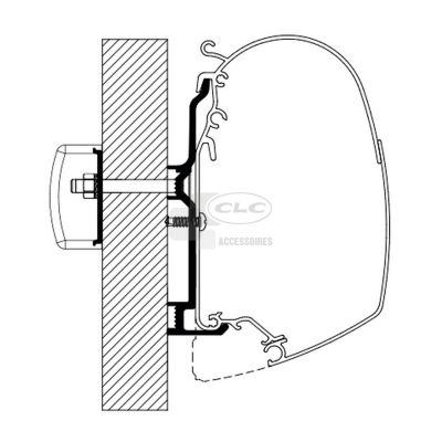 Adaptateur de stores Burstner Standard après 2017 (4 pièces)